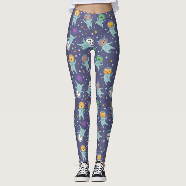 Leggings für coole Tiere (Vorderseite)