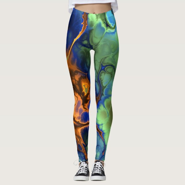Leggings für das Fraktal (Vorderseite)