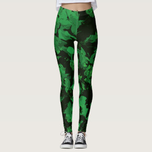 Leggings für die grüne Blume