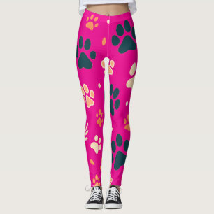 Leggings für die Wiedergabe von Paw Niedliche Hu
