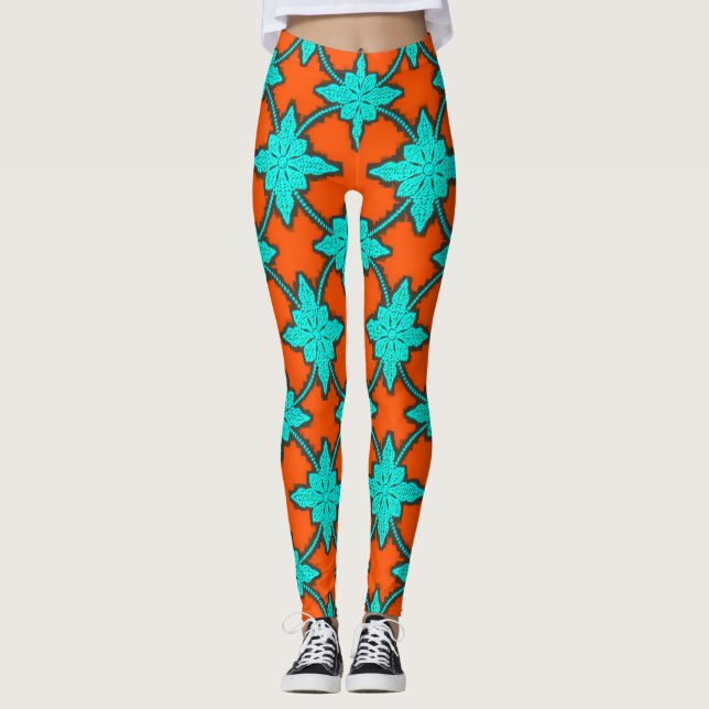 Leggings für dynamische Digitaldrucke - perfekt ge (Vorderseite)