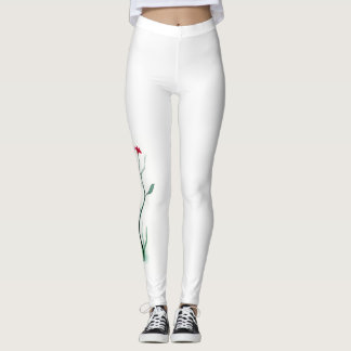 Leggings für einfache Blume