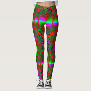 Leggings für farbiges digitales 3D-Design - perfek