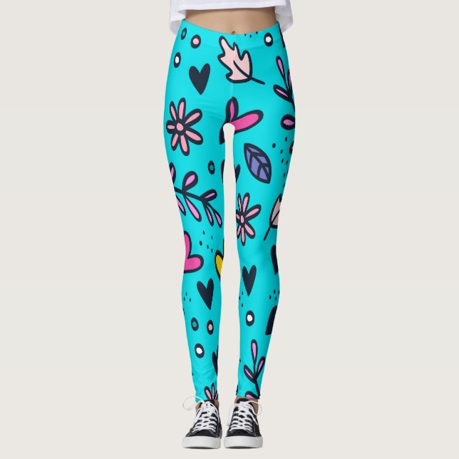 Leggings für Flora und Fauna (Vorderseite)