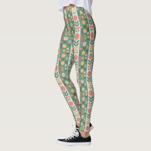 Leggings für Folklore-Streifen