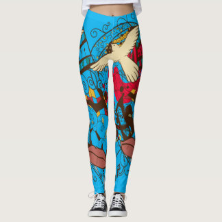 Leggings für gemischte Kunstentwürfe