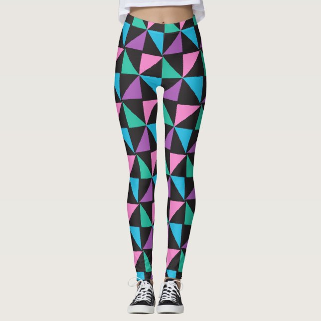 Leggings für geometrische Mode-Designer (Vorderseite)