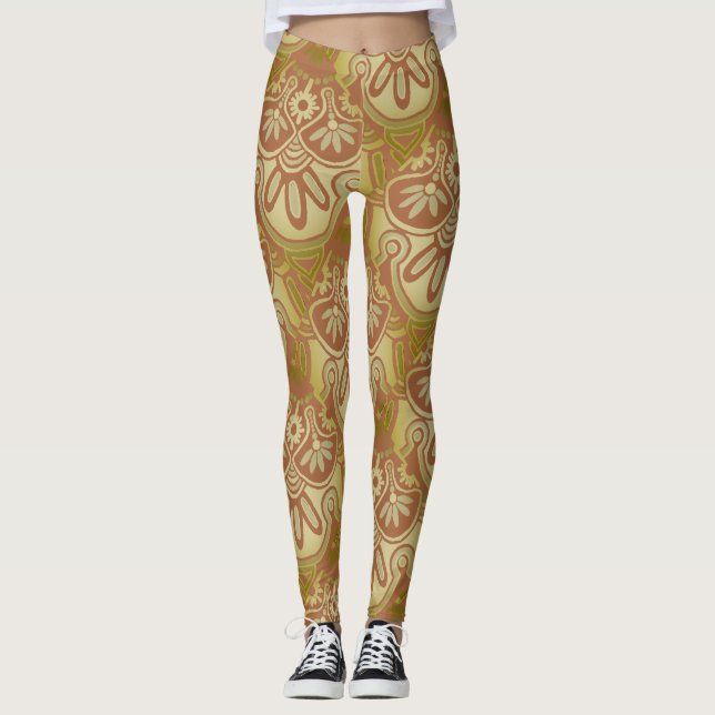 Leggings für geometrische Muster (Vorderseite)