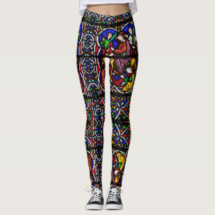 Leggings für gestanztes Glasfenster