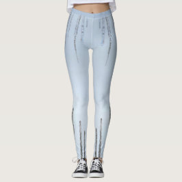Leggings für hellblaue Eisräder