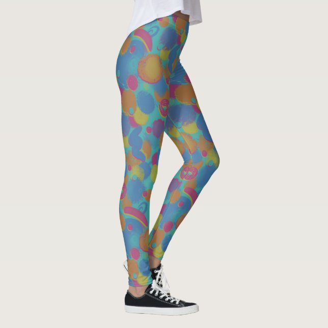 Leggings für hintere Pinselmuster (Rechts)