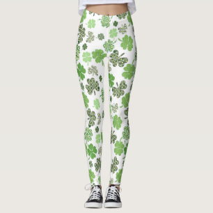 Leggings für irische Kleeblätter