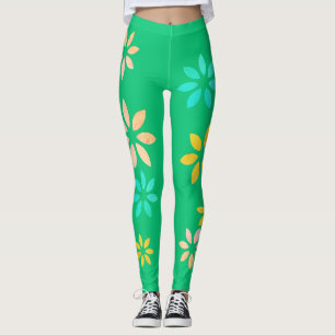 Leggings für künstlerisch-farbige Muster