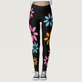Leggings für künstlerisch-farbige Muster