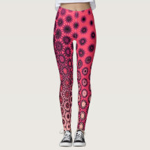 Leggings für lebendige Gradient Sternexplosion Mus