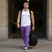 Leggings für lila Kreise