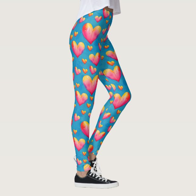 Leggings für mehrfarbige Wasserfarben (Rechts)