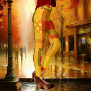 Leggings für moderne geometrische Muster