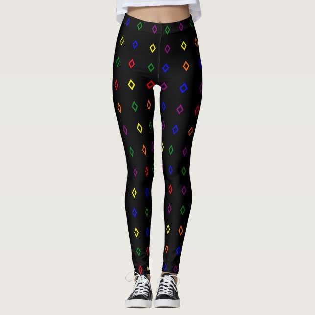 Leggings für Musterfarben mit Diamantform (Vorderseite)
