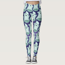 Leggings für niedliche Ghost Halloween-Kostüme