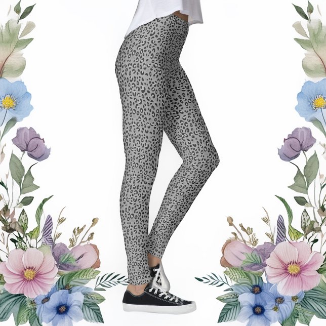 Leggings für Schwarzweißleopard (Von Creator hochgeladen)