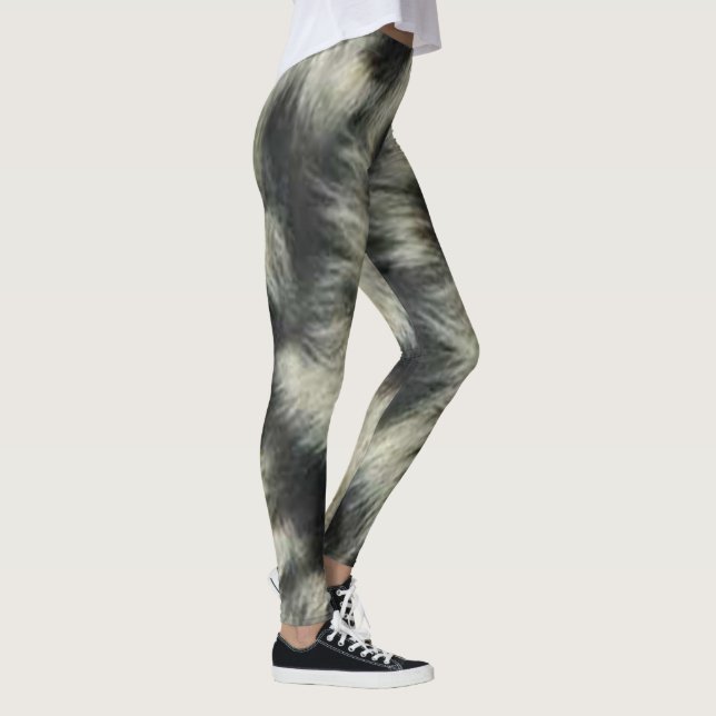 Leggings für Snow Leopard-Muster (Rechts)