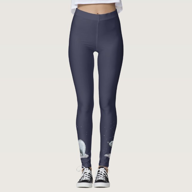Leggings für Snowflake-Polar (Vorderseite)