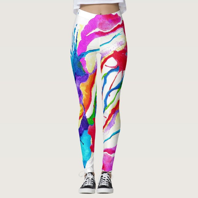 Leggings für Wasserfarben (Vorderseite)