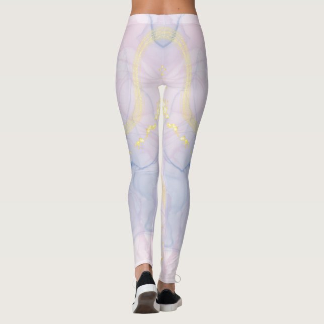 Leggings für Wasserfarbenwaschmittel mit eigener M (Rückseite)