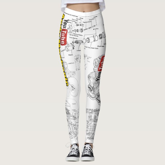 Leggings für Werkzeugmäuse - Schaltplan (Vorderseite)