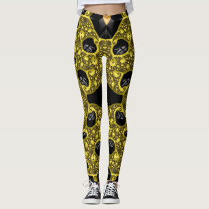 Leggings ~ gelb schwarz ~ Original