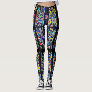 Leggings geometrischen Entwurfs Sioux