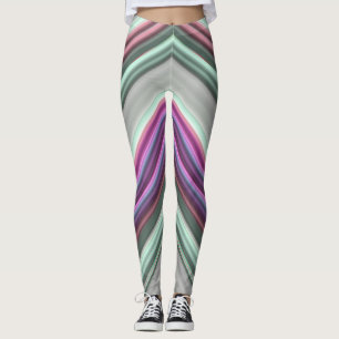 Leggings ~ grün rosa lila ~ Original