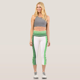 Leggings - Grüne Streifen