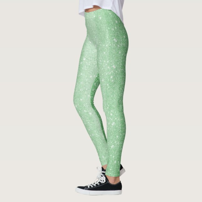 Leggings - grünes Ombre (Links)