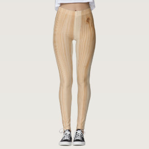 Leggings-Holzstruktur Leggings