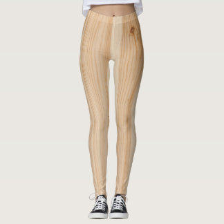 Leggings-Holzstruktur Leggings