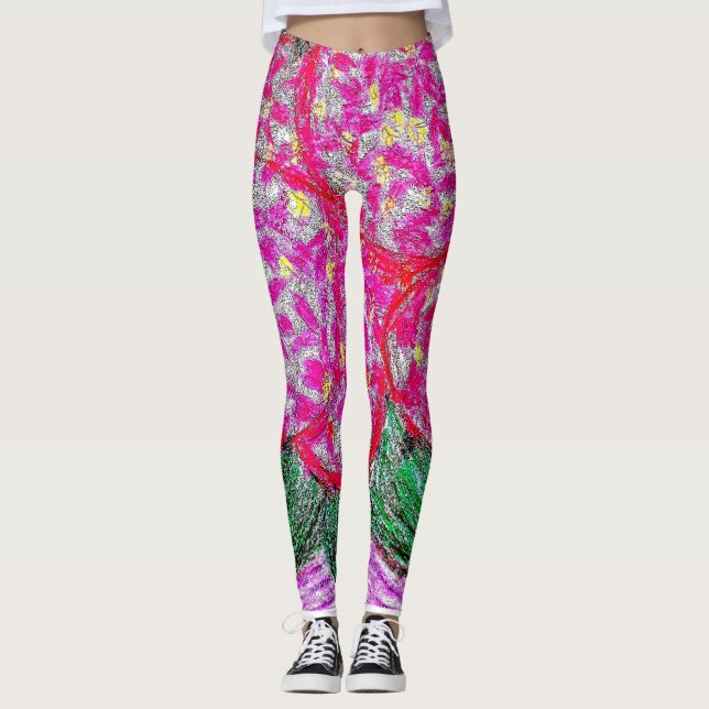 Leggings Hydrangea (Vorderseite)