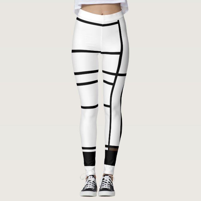 Leggings I mit braun (Vorderseite)