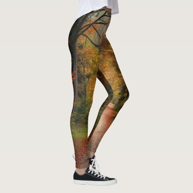 Leggings im Herbstwald (Rechts)