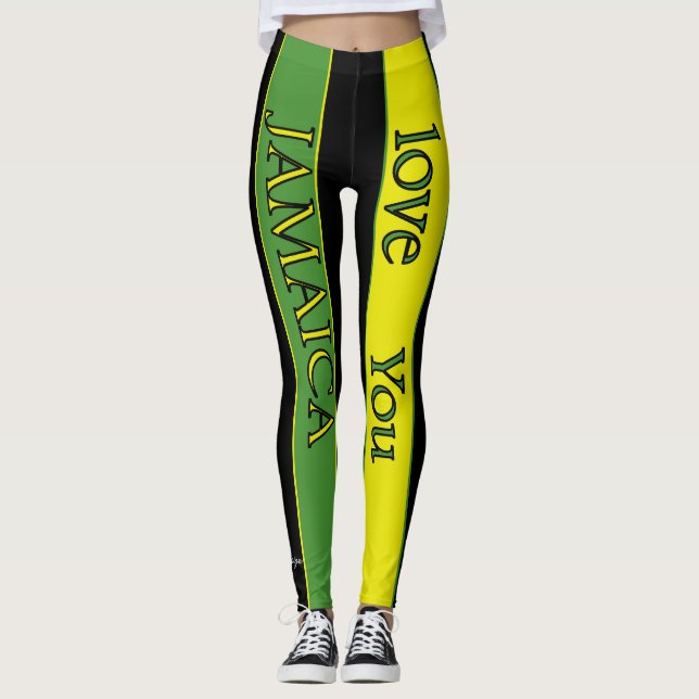 Leggings im jamaikanischen Stil (Vorderseite)