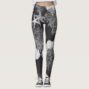 Leggings im Schwarzen Ozean Elegantes Design für K
