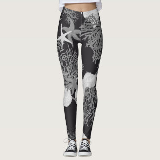 Leggings im Schwarzen Ozean Elegantes Design für K