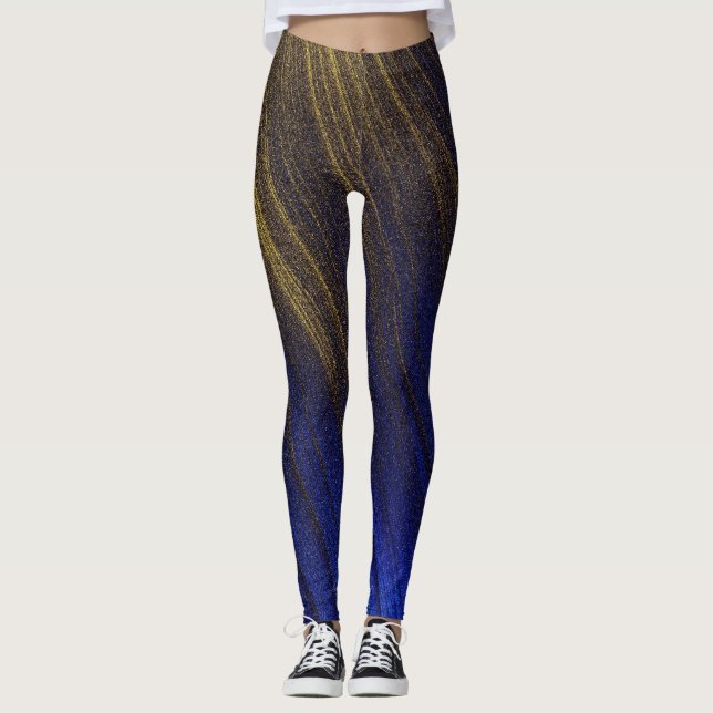 Leggings in Blau (Vorderseite)
