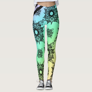 Leggings in Pastellfarben