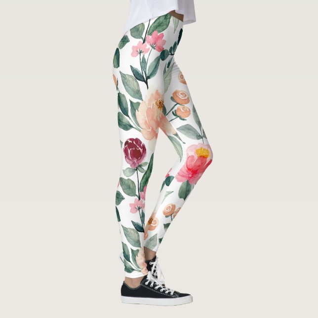 Leggings in Rosa Rosen (Rechts)
