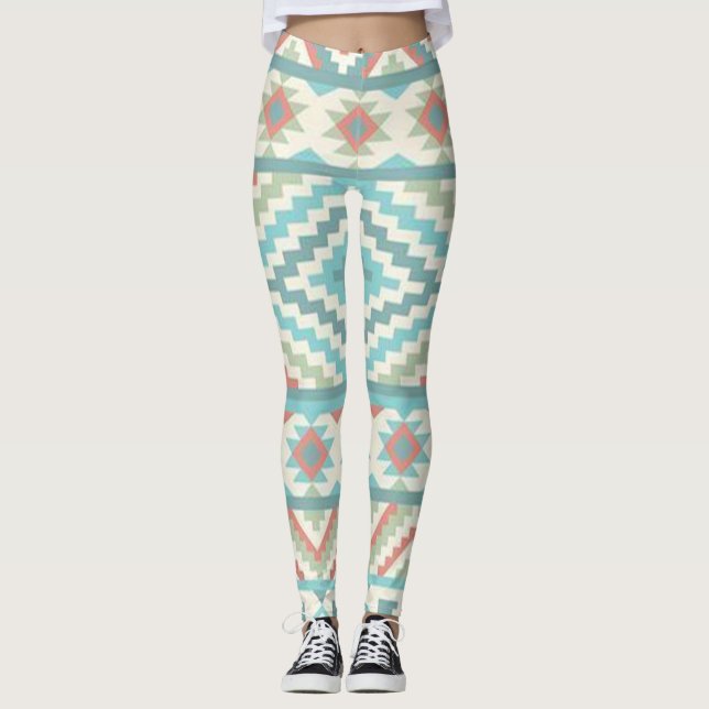 Leggings/Indianerisches Muster Leggings (Vorderseite)