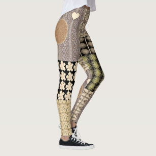 Leggings Lang Erdtöne