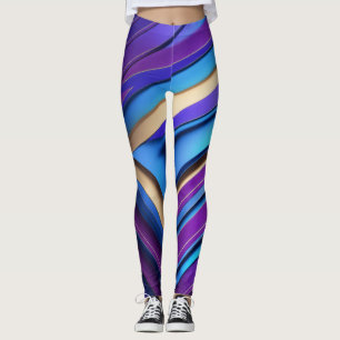 Leggings--Leggings in Farbe mischen - 3D Leggings