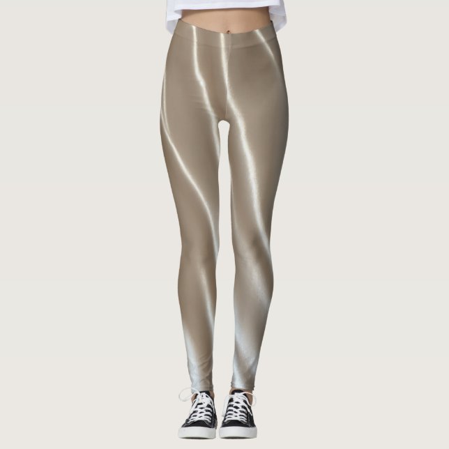 Leggings leuchten mit weißem Chrom (Vorderseite)